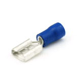 Kabelschoen,vlak,huls,blauw 8.0 a50st geisol., 1.5-2.5mm, 0,8