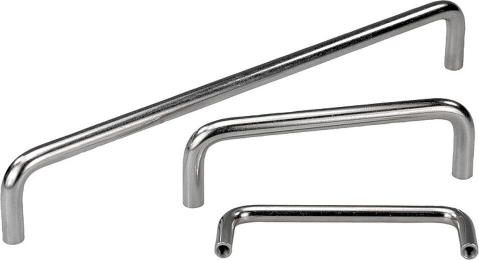 Product afbeelding Beugelgreep halfglans RVS M5x10    130mm