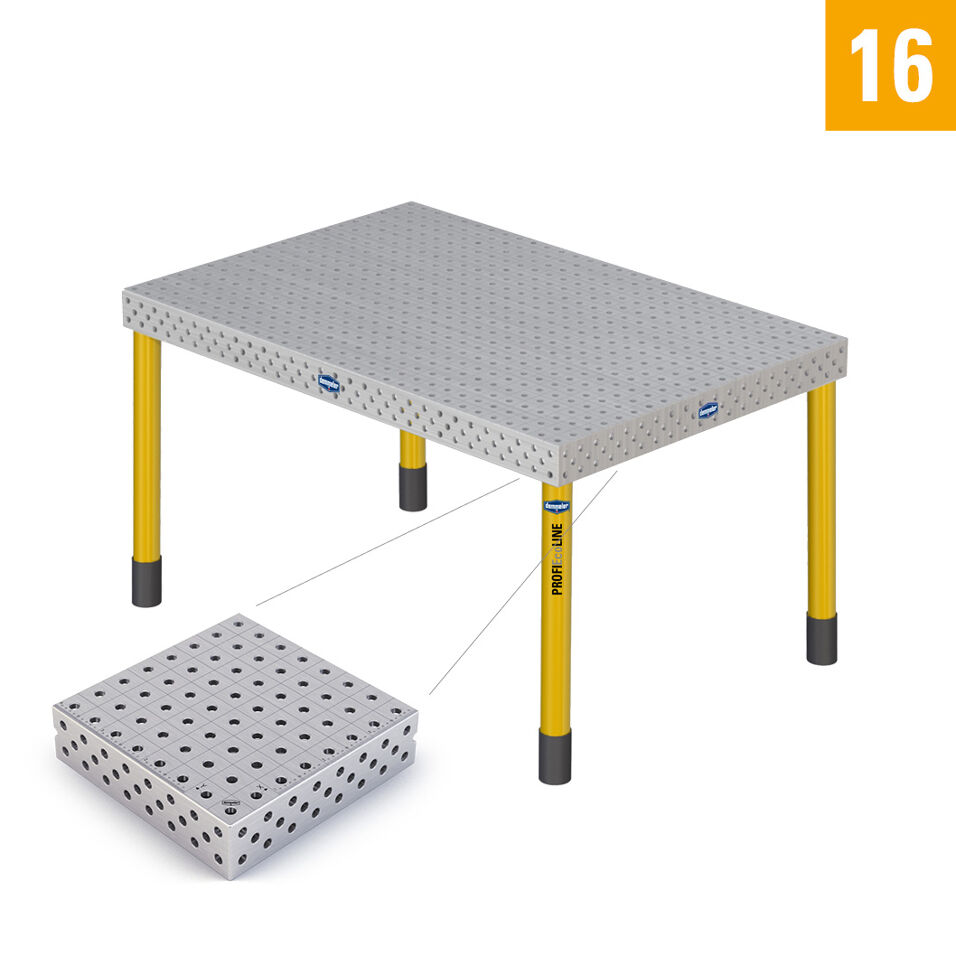 Product afbeelding Demmeler opspantafel PE 1500x1000x850 mm