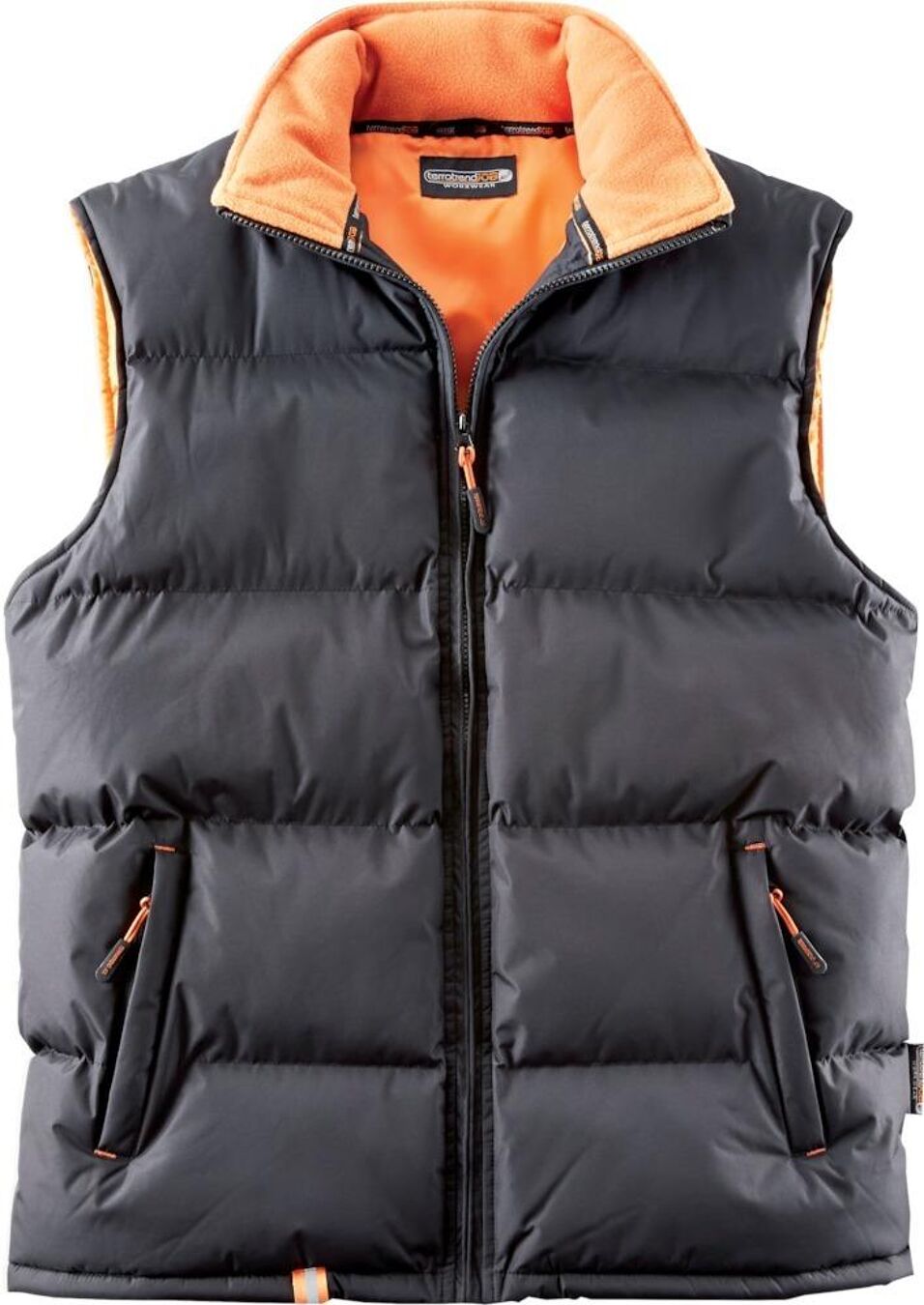 Product afbeelding Terratrend Job bodywarmer 30289 zwart/oranje maat XL