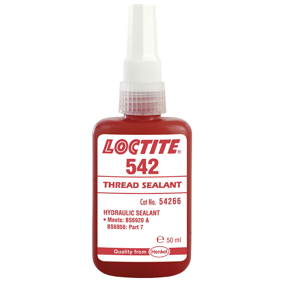 Product afbeelding Loctite schroefdraadafdichting 542 10 ml
