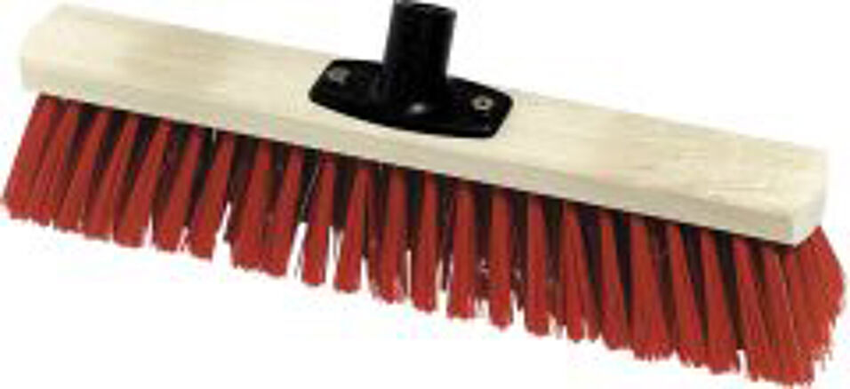 Product afbeelding Nolle Zaalbezem elaston met steelhouder 100cm