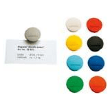 Magneet D34mm, VE 10 st. hechtkracht 1300g,d.blauw