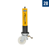 Demmeler tafelvoet 650 wiel met rem