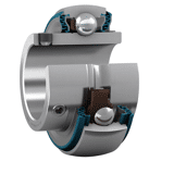 SKF y-lager RVS YAR206-2LPW/SS