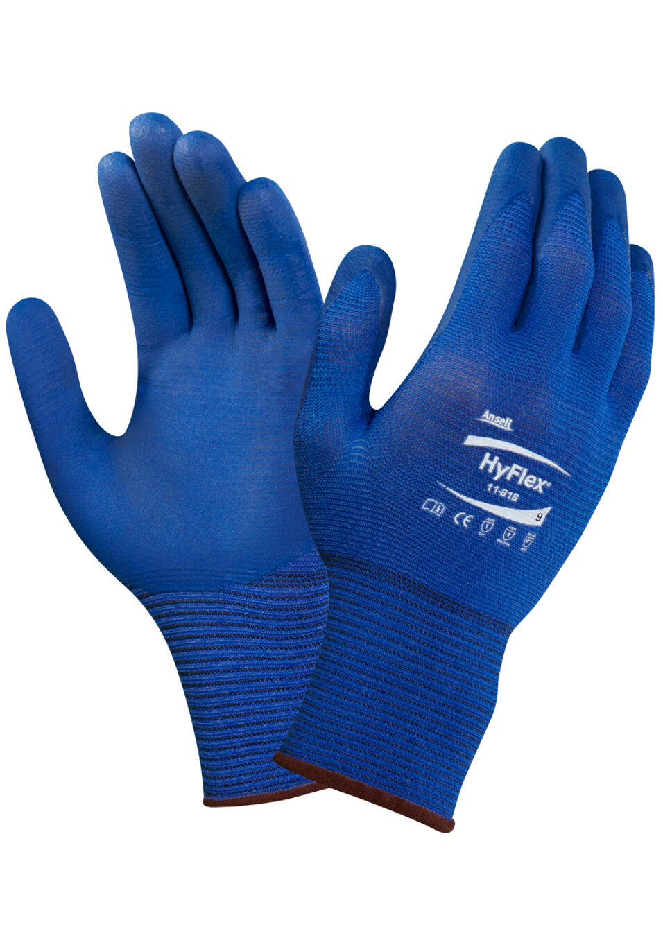 Product afbeelding Ansell handschoenen HyFlex 11-818 maat 10