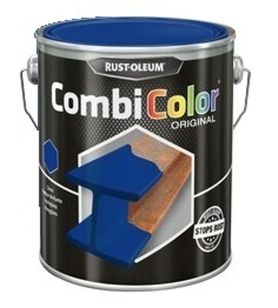 Product afbeelding Rust-Oleum CombiColor verf RAL 5010 Gentiaanblauw 2,5 l