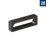 Demmeler verschuifbare aanslag L150