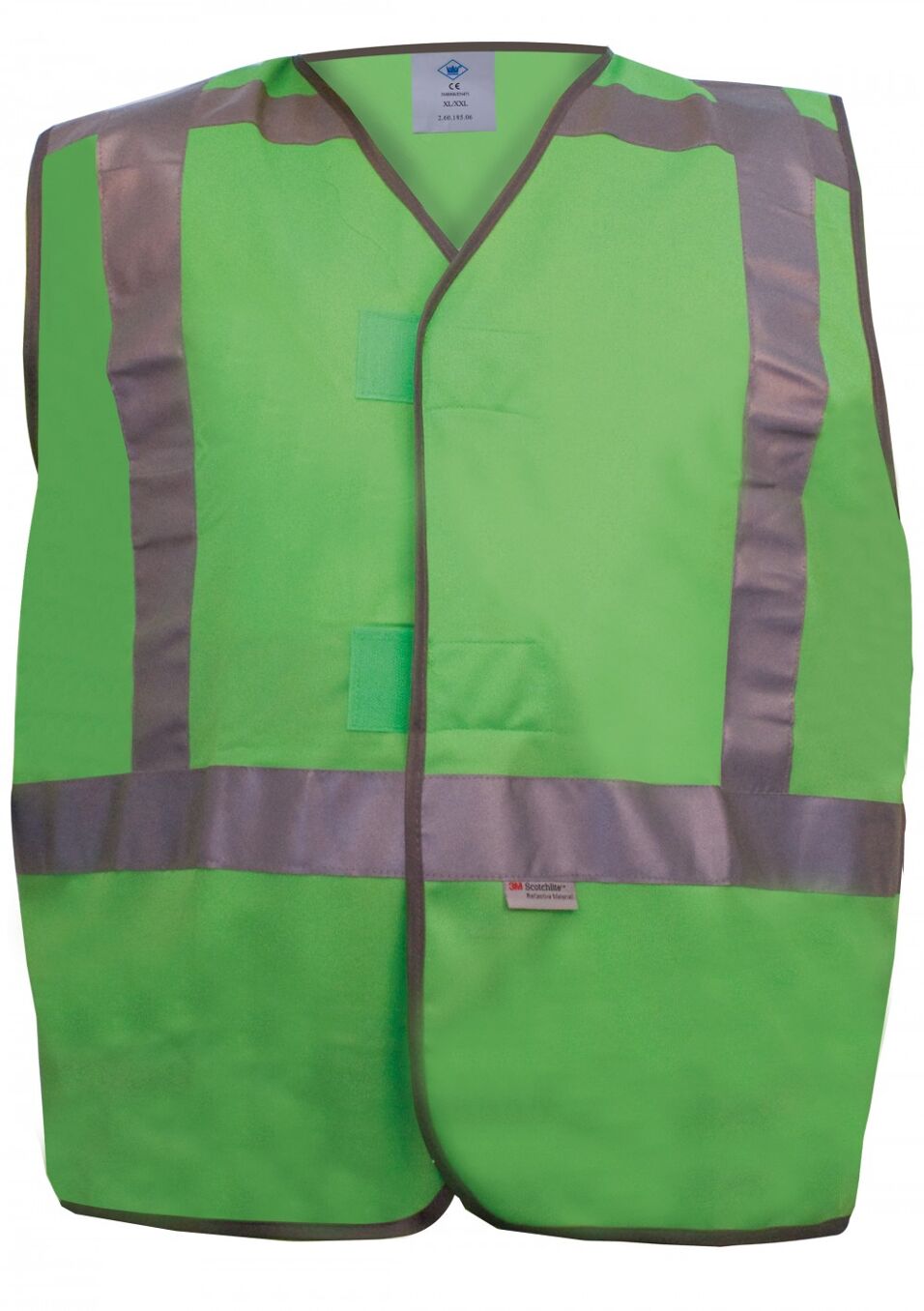 Product afbeelding M-Wear verkeersvest 0185 RWS fluo groen XL/XXL