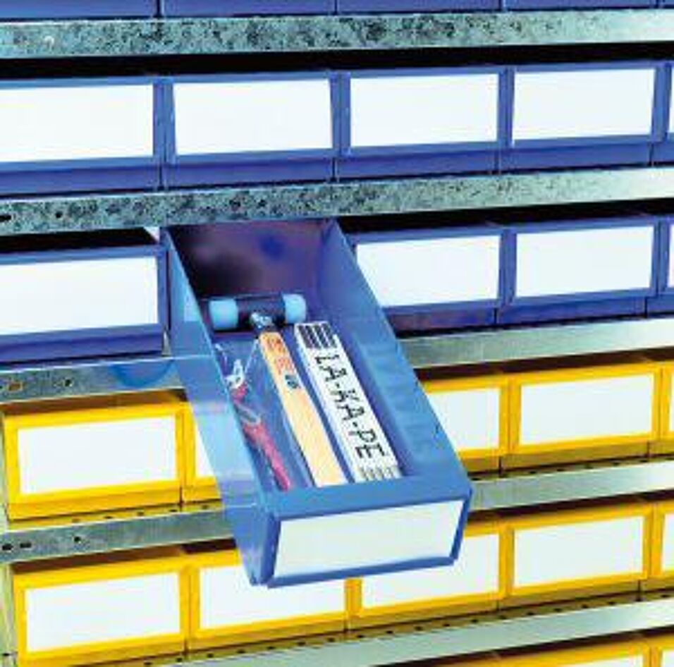 Product afbeelding Stellingbakjesb 400/186 grijs