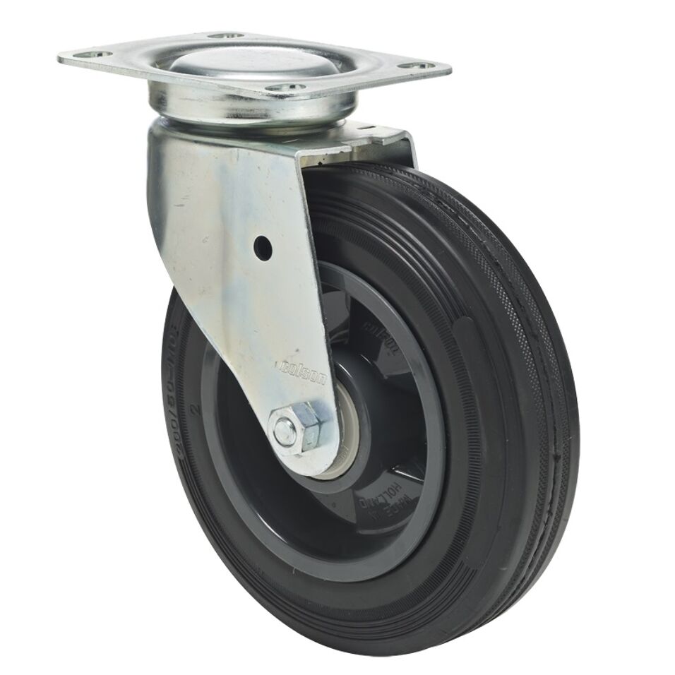 Product afbeelding Colson zwenkwiel JSPM met topplaat 100 x 30mm 80kg