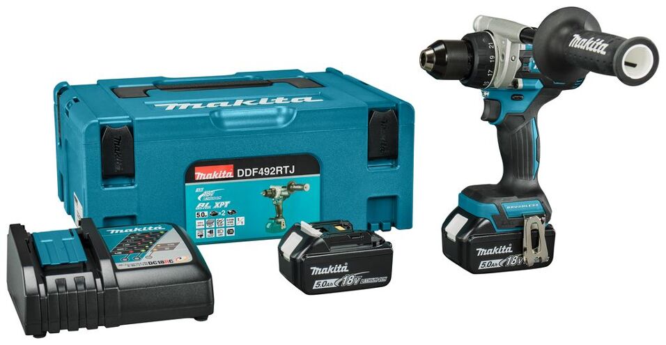 Product afbeelding Makita accu boor-/schroefmachine DDF492RTJ