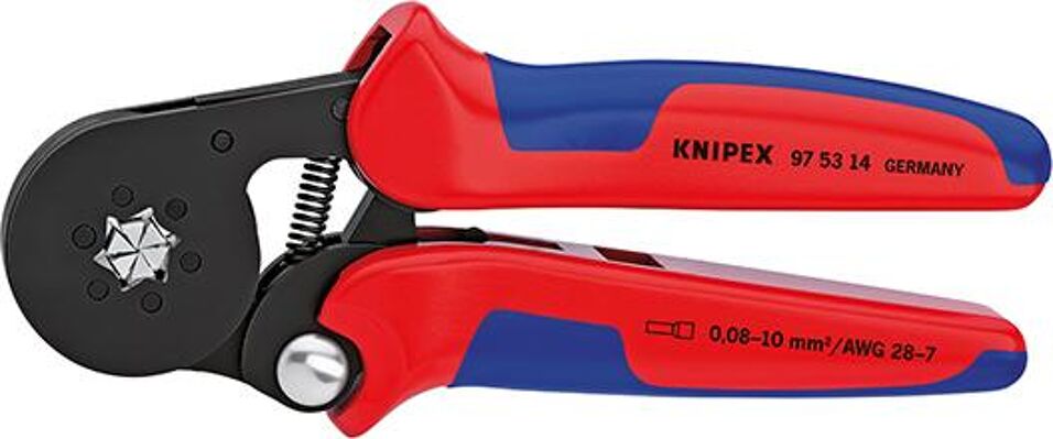 Product afbeelding Knipex Adereindhulstang 6-kant 0,08-6mm2
