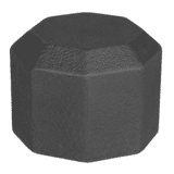 Zeskant dop nr.300 zwart 1/8"