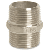 Dubbele nippel nr.280 RVS 316 3/8"