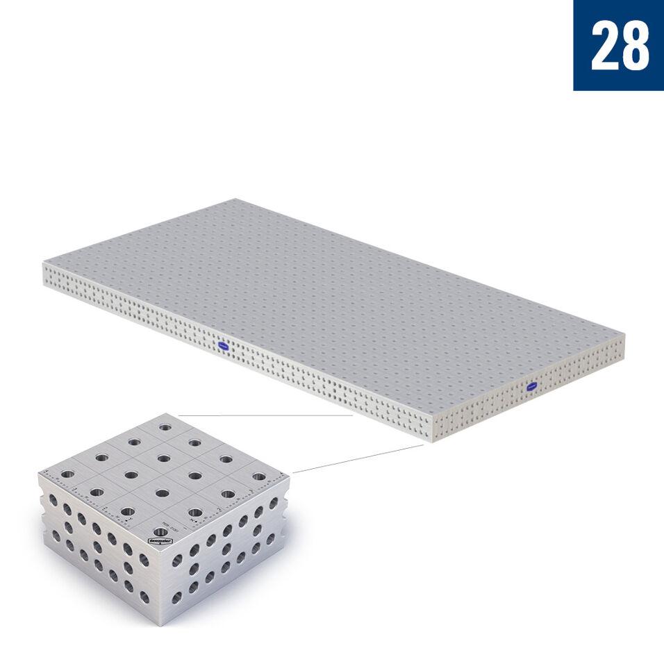 Product afbeelding Demmeler opspantafel PE 4000x2000x200 mm