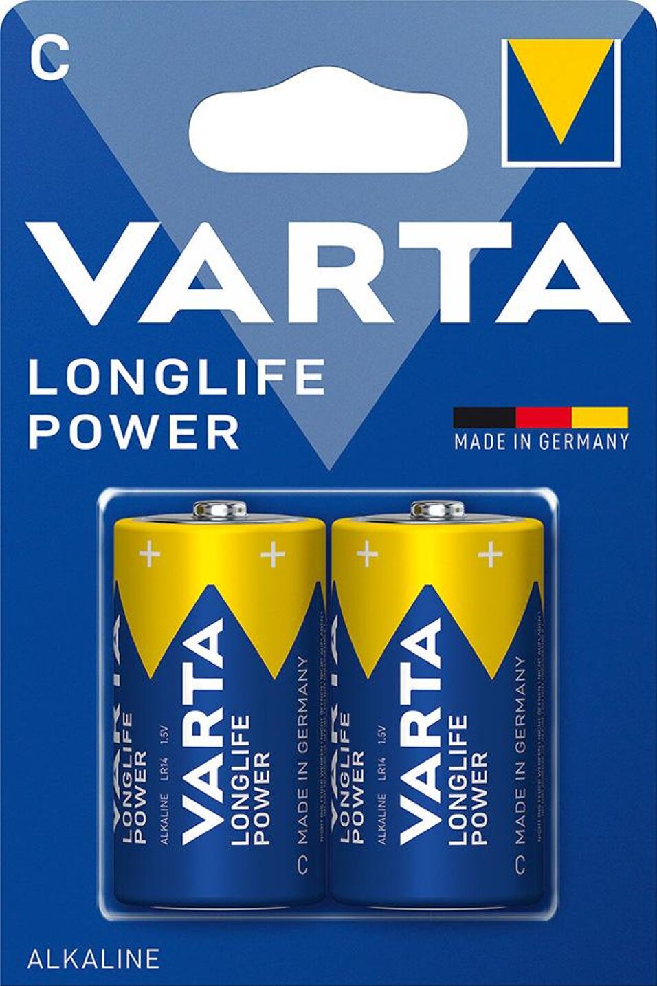 Product afbeelding Batterij HIGH ENERGY Baby 2 in blister E Varta  