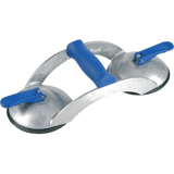 Platendrager aluminium 2-kops 120 mm 70 kg