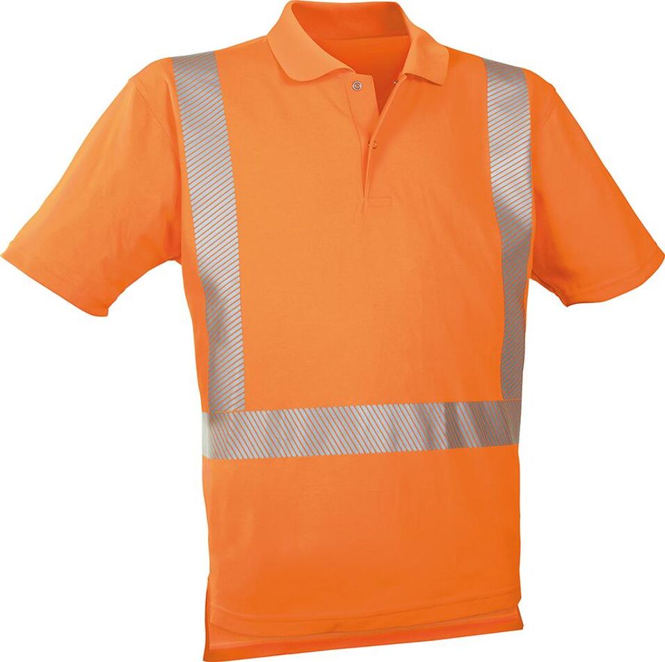 Product afbeelding Helder oranje waarschuwingspolo  mt 3XL