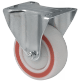 Colson bokwiel FPCO met topplaat 100 x 30mm 150kg