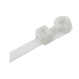 kabelbinder met oog wit 4.8x200mm