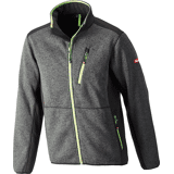 fortis softshell gebreid grijslime