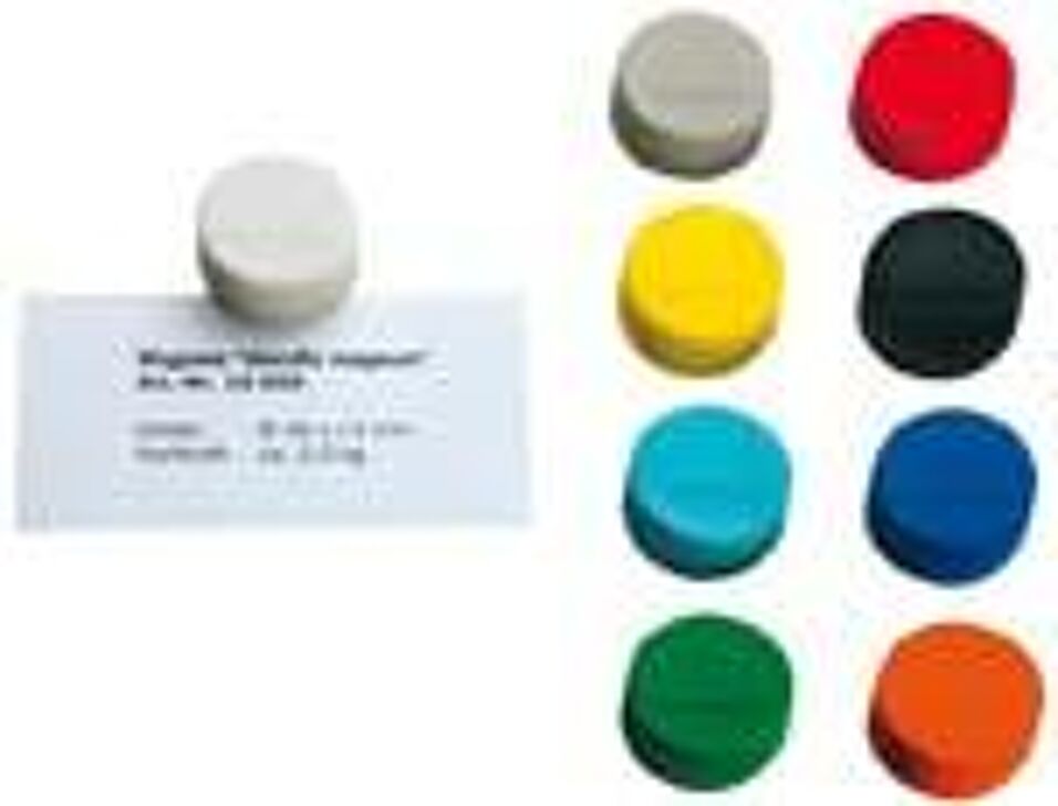 Product afbeelding Magneet D=34mm VE=10 hechtkracht 2000 g wit