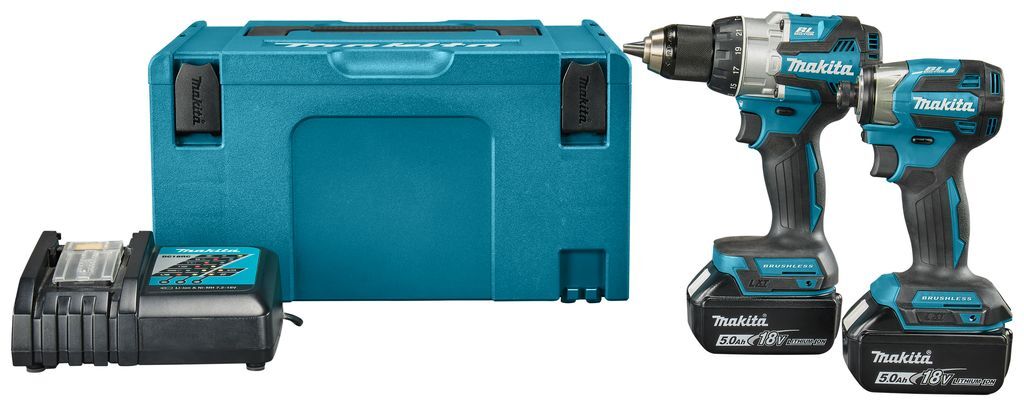 Makita combiset voor (klop)boor- en (slag)schroefklussen DLX2528TJ
