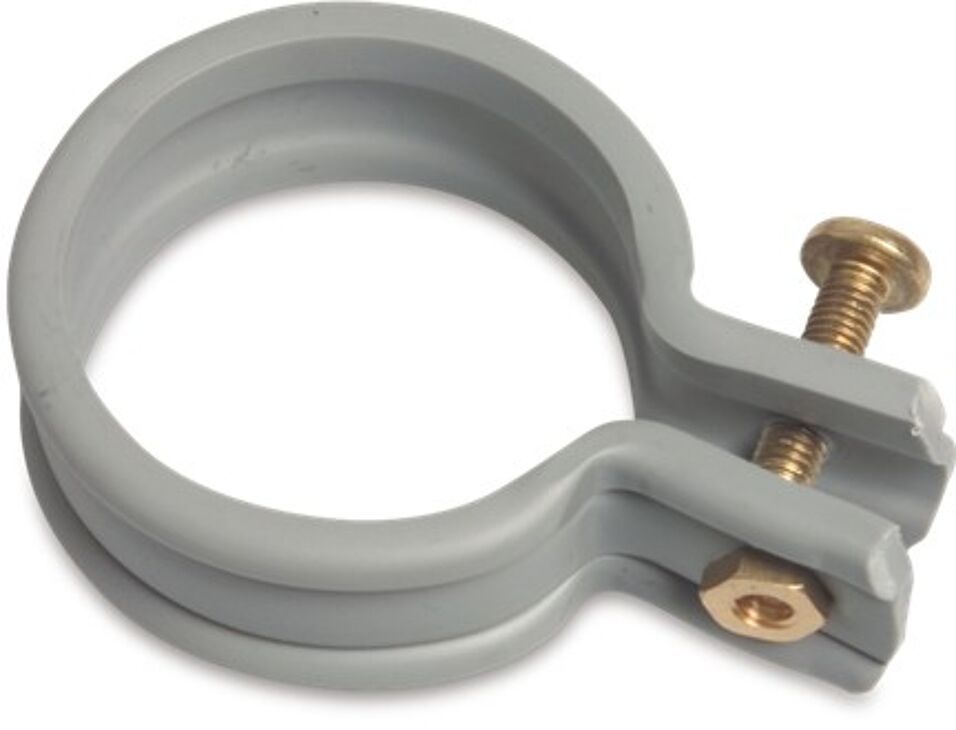Product afbeelding Beugelband PVC-U 125 mm grijs