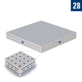 Demmeler opspantafel PE 1500x1500x200 mm