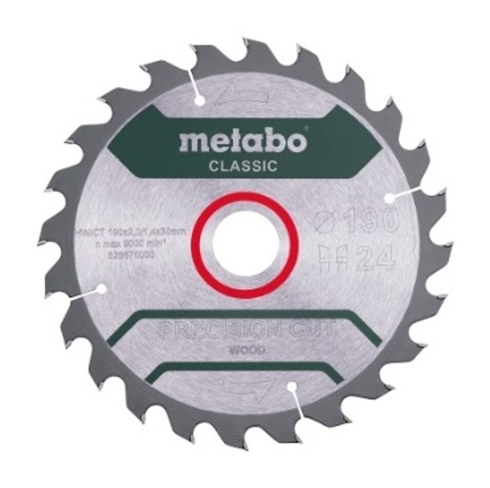 Product afbeelding Metabo cirkelzaagblad       190x30 24 WZ