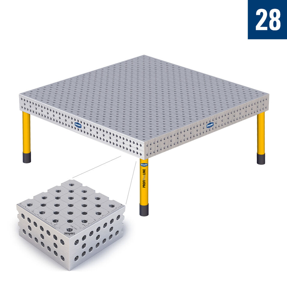 Product afbeelding Demmeler opspantafel PL 2000x2000x850 mm