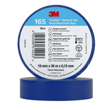 3M Temflex Vinyl isolatietape 165, Blauw, 19 mm x 20 m
