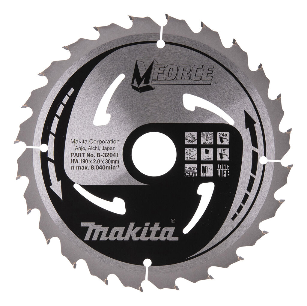 Makita zaagblad 190x30x2.0  24t15g