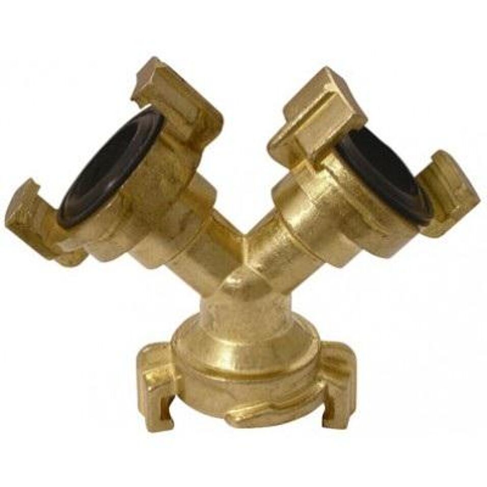 Product afbeelding Driewegstuk messing 40 mm