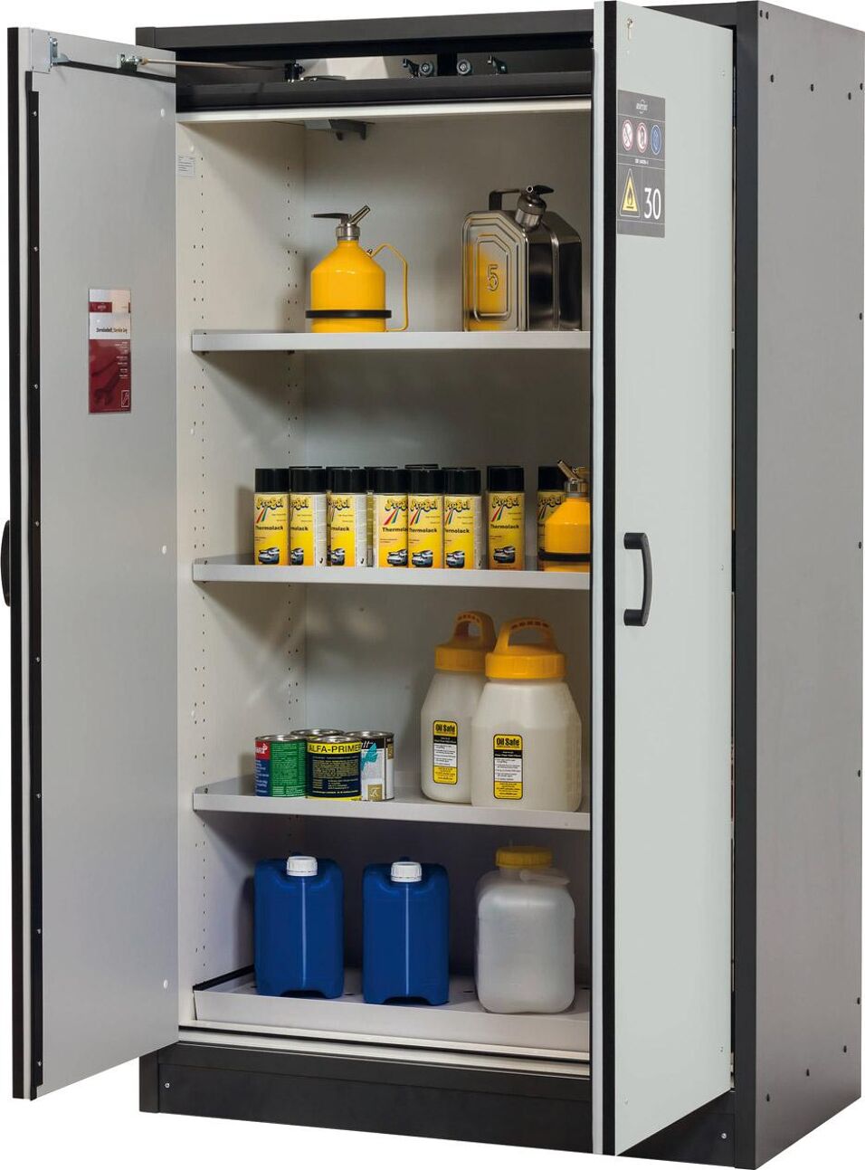 Product afbeelding Kast Q-Cl-30 1164x1947mm 2 deuren, grijs