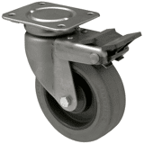 Colson zwenkwiel JXRG met topplaat en rem 80 x 35mm 150kg