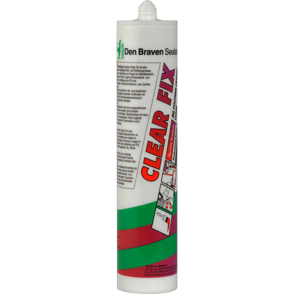 Product afbeelding Zwaluw clearfix kit transparant    290ml