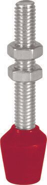 Destaco aandrukspindel 215208-M M6x54mm