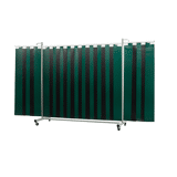 Cepro lasscherm robusto 3 delig green transparant