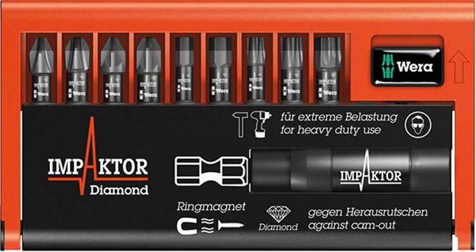 Product afbeelding Wera bitset Bit-Check 10 PH/PZ/TX/S Impaktor 1 10-delig