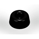 3M rubber dop rond     22.4x10.2mm a1000st