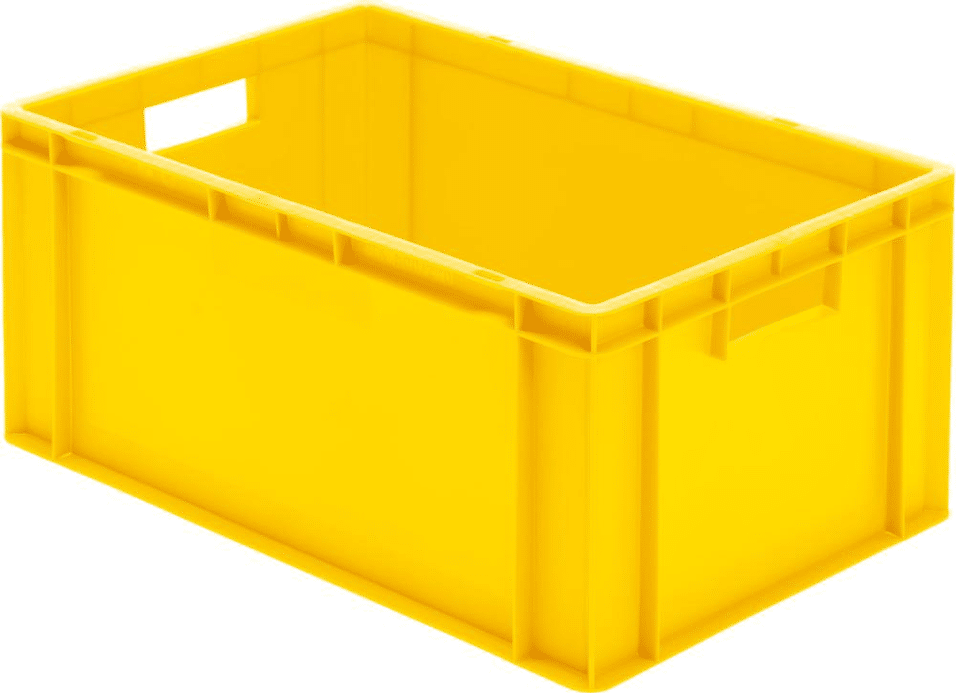 Product afbeelding Stapelbare transportbak 600x400x270 mm geel
