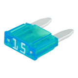 Steekzekering Mini blauw 15A