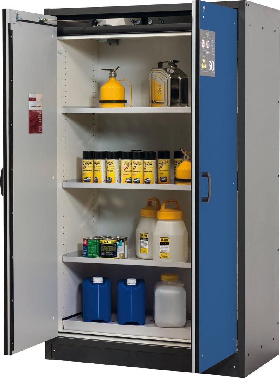 Product afbeelding Kast Q-Cl-30 1164x1947mm 2 deuren, blauw