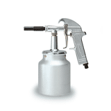 Eminent straalpistool verchroomde uitvoering met 1 liter aluminium beker E22