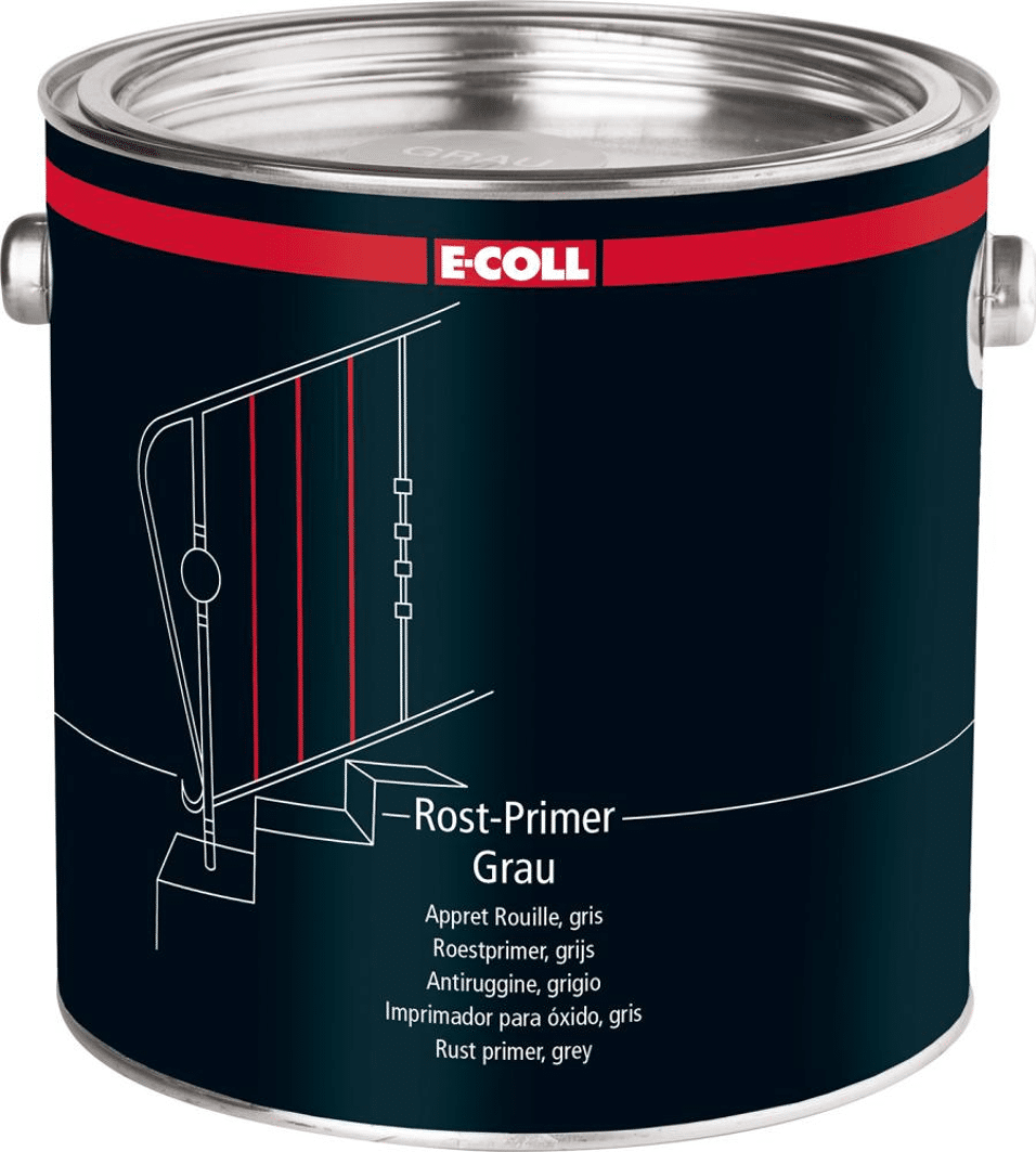 Product afbeelding E-Coll roestprimer grijs 2,5 l