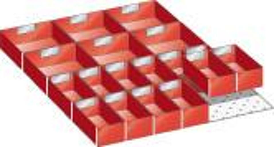 Product afbeelding Inzetbakjes FH 75 12 stuks / 6 stuks 150x75mm / 150x150mm
