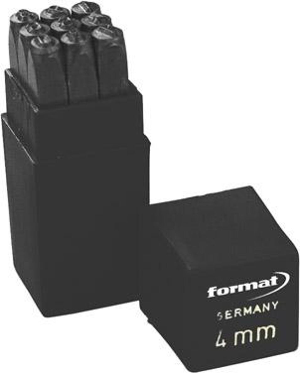 Product afbeelding Format Slagcijferset gereedschapsstaal 9-delig 8mm