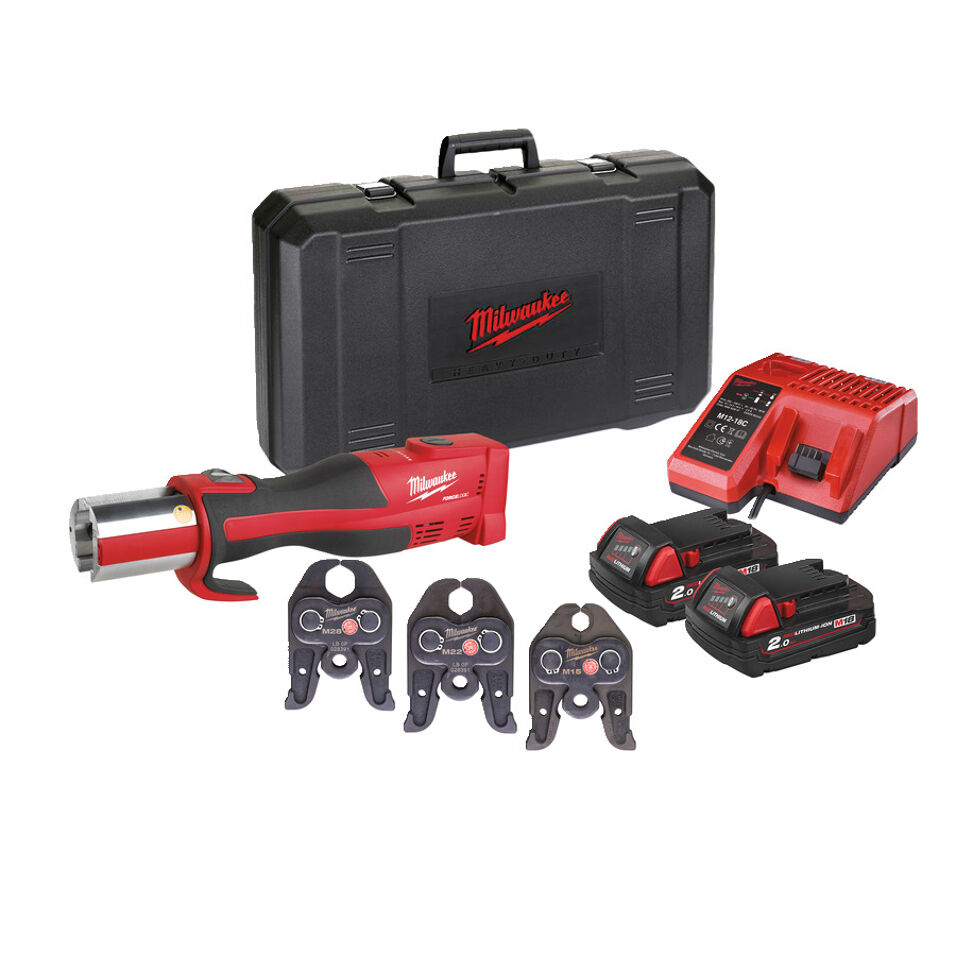 Product afbeelding Milwaukee accu persset M18 BLHPT-202C M SET